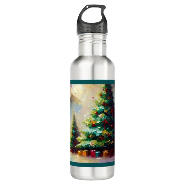 Bouteille D'eau Arbre de Noël 2 (Devant)