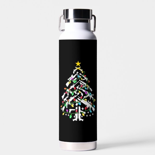 Bouteille D'eau Armes de Noël Ornement (Avant)