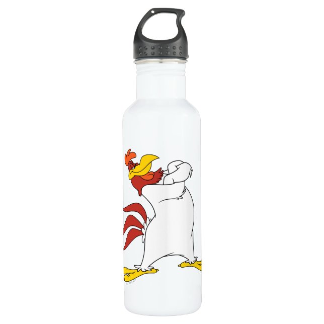 Bouteille D'eau Armoiries de Foghorn Leghorn franchies (Devant)