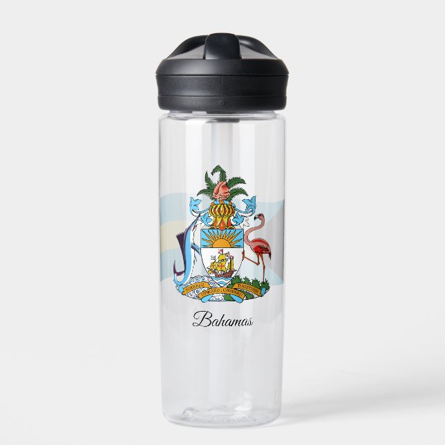 Bouteille D'eau Armoiries des Bahamas, Drapeau, Bahamas (Extérieur)