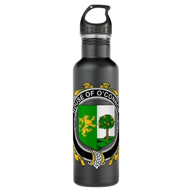 Bouteille D'eau Armoiries d'O'Connor Armoiries de la famille Crest (Devant)