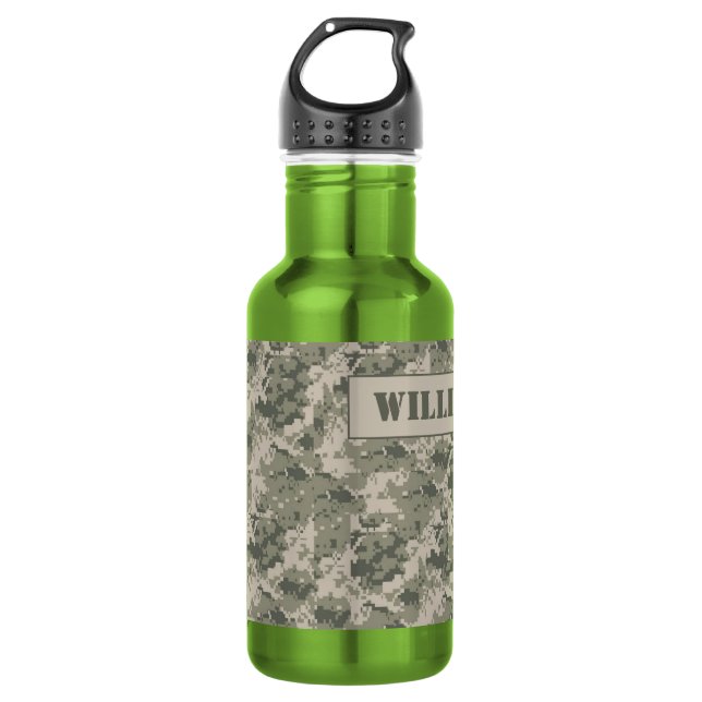 Bouteille D'eau ARMY ACU Camoflauge Digital 32. oz. (Devant)