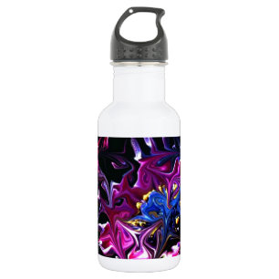 Bouteille D'eau Art des fleurs déformées