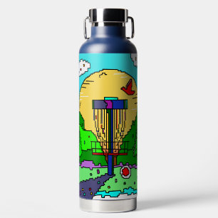 Bouteille D'eau Art Pixel de Disk Golf