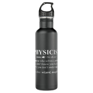 Bouteille D'eau Assistant de définition de physicien scientifique 