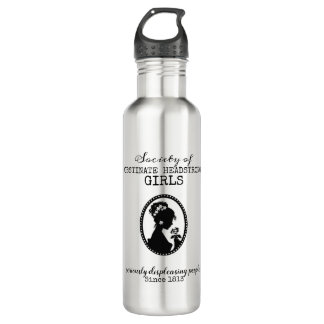 Bouteille D'eau Association des filles obstinées à la tête de tête