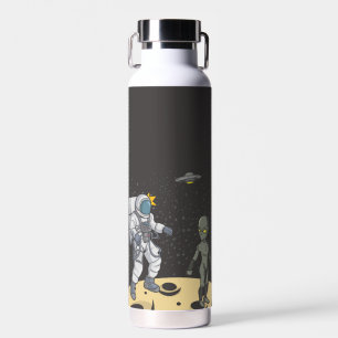 Bouteille D'eau Astronaute et alien