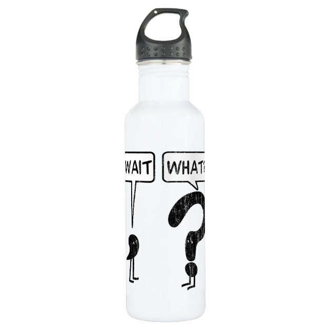 Bouteille D'eau Attente, ce qui ? (Devant)