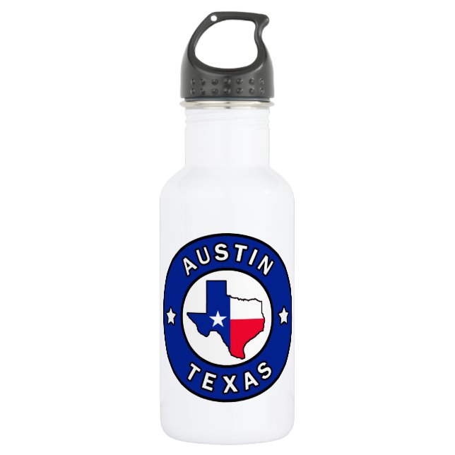 Bouteille D'eau Austin Texas (Devant)