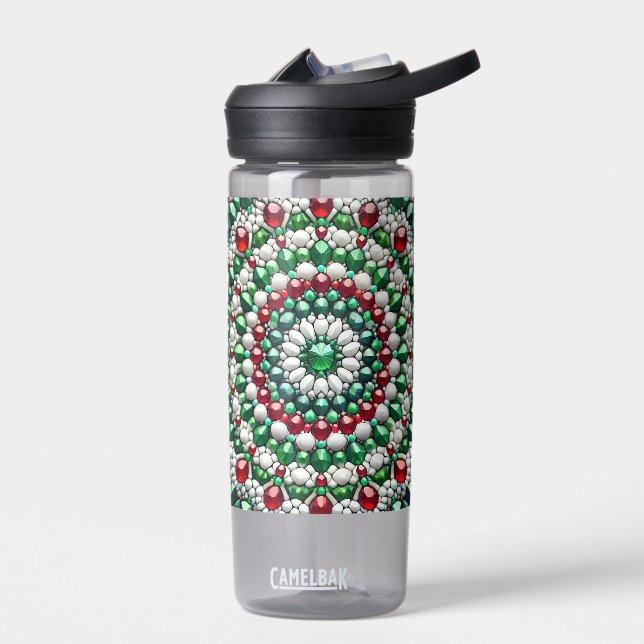 Bouteille d'eau aux couleurs italiennes Design (Gauche)