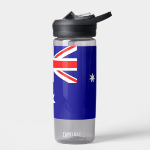 Bouteille d'eau avec drapeau d'Australie