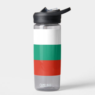 Bouteille d'eau avec drapeau de Bulgarie
