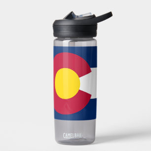 Bouteille d'eau avec drapeau de l'État du Colorado