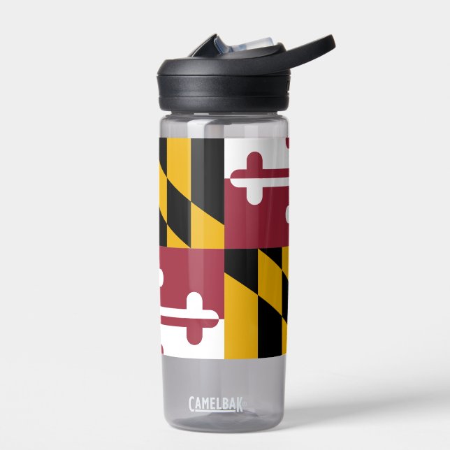 Bouteille d'eau avec drapeau de Maryland State, Ét (Gauche)