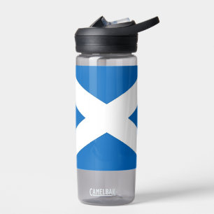 Bouteille d'eau avec drapeau d'Ecosse, Royaume-Uni