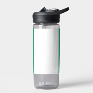 Bouteille d'eau avec drapeau du Nigeria