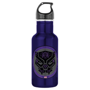 Bouteille D'eau Avengers   Logo Paisley Black Panther