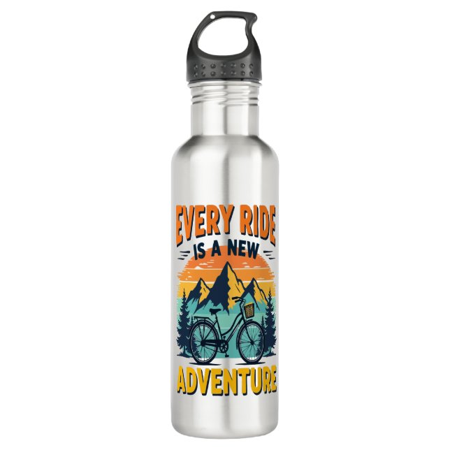 Bouteille D'eau Aventure VTT (Devant)