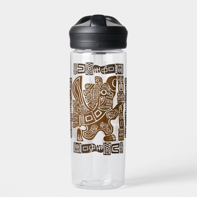 Bouteille D'eau Aztec Eagle Guerrier Tribal Art antique (Extérieur)