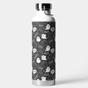 Bouteille D'eau B&W Cute Doodle Halloween Motif