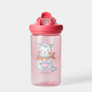 Bouteille D'eau Baby Cartoon Kitten Personnalisé
