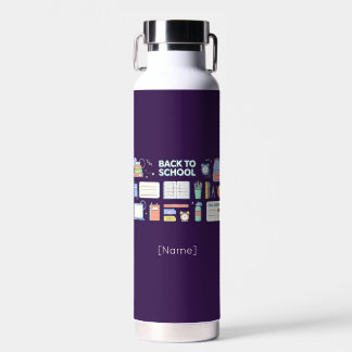 Bouteille D'eau Back to School Supplies / Regreso Útiles Escolares