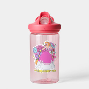 Bouteille D'eau Badge Cinderella "Feeling Super Cute"