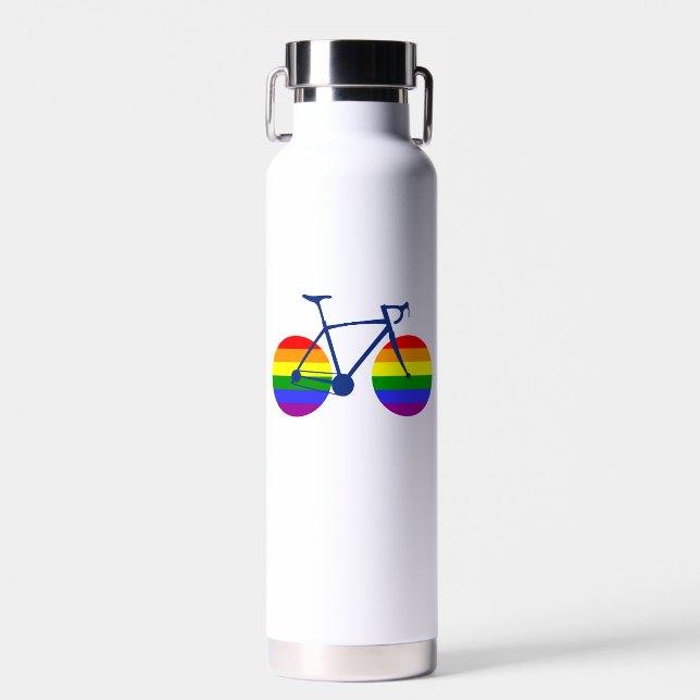 Bouteille D'eau Balade En Vélo Pride (Avant)