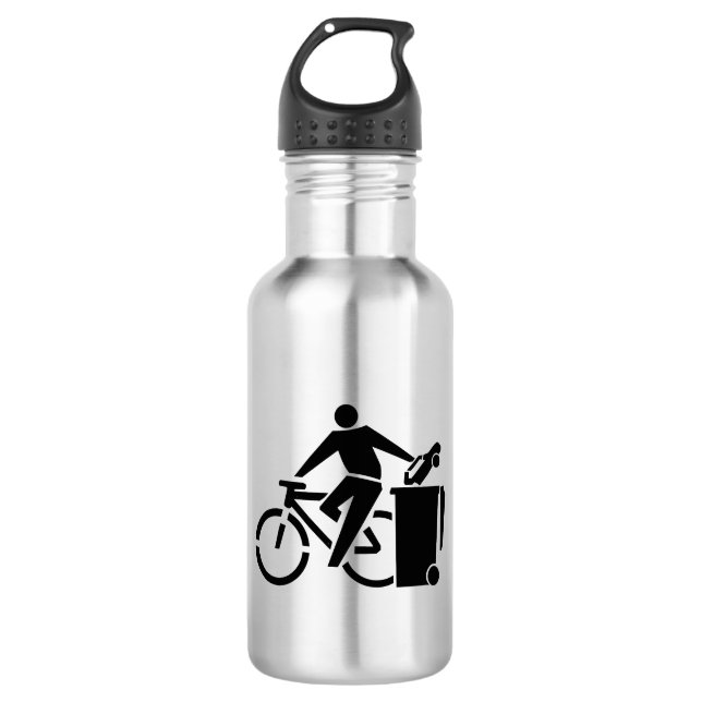 Bouteille D'eau Balade En Vélo, Tracer Votre Voiture (Devant)