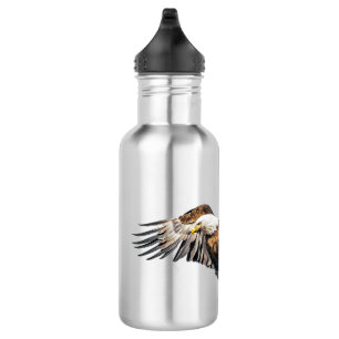 Bouteille D'eau Bald Eagle à l'aile/aux États-Unis