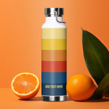 Bandes de coucher de soleil rétroactives avec nom