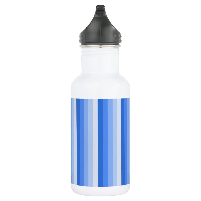 Bouteille D'eau Bandes d'ombre bleues (Droite)