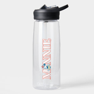Bouteille D'eau Bannière avec le nom de Minnie classique