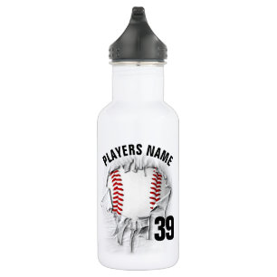 Bouteille D'eau Baseball déchiré