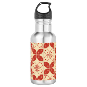 Bouteille D'eau Batik Kawung, motif indonésien, javanais, ethnique
