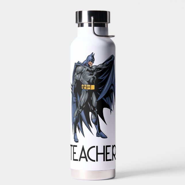Bouteille D'eau Batman Professeur Collatéral Couleur Complète (Gauche)