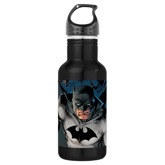 Bouteille D'eau Batman quittant la grotte des chauves-souris (Devant)