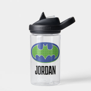 Bouteille D'eau Batman   Symbole pourpre et vert