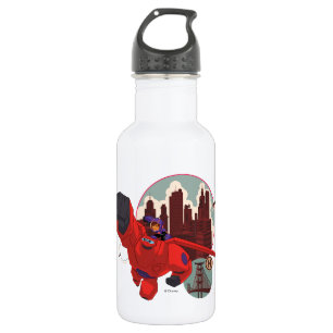 Bouteille D'eau Baymax et Hiro Héros haut