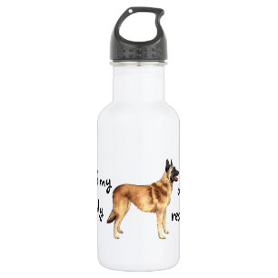 Bouteille D'eau Belge Malinois de délivrance