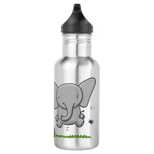 Bouteille D'eau Belle adorable dessin d'éléphant bébé