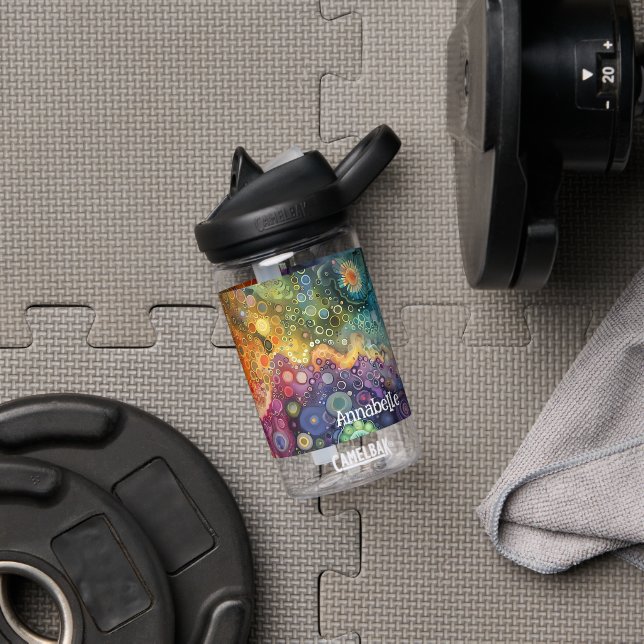 Bouteille D'eau Belle couleur Whimsical Retour à l'école (Salle de sport)