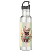 Belle French Bulldog Pastel Lines Cottagecore