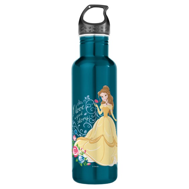 Bouteille D'eau Belle| J'Aime Une Bonne Histoire (Devant)