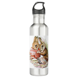Bouteille D'eau Benjamin Bunny et Peter Rabbit planifient leur rai