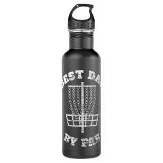 Bouteille D'eau Best Dad By Par - Disque Golf Fête des pères