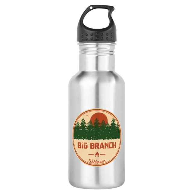 Bouteille D'eau Big Branch Wilderness Vermont (Devant)