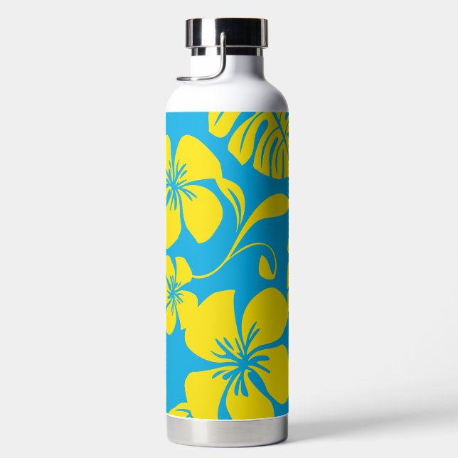 BOUTEILLE D'EAU BIKINI ROSE (BLEU/JAUNE) (Droite)