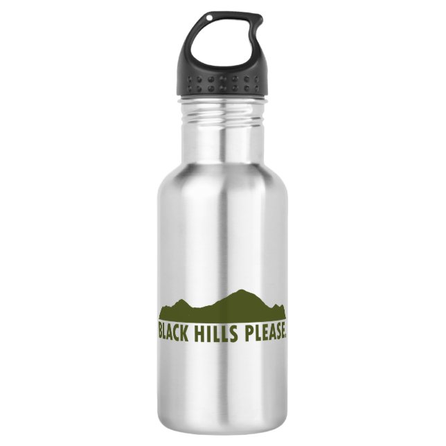 Bouteille D'eau Black Hills s'il vous plaît (Devant)