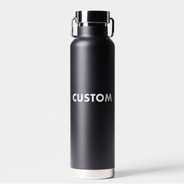 Bouteille D'eau BLACK Steel XL Custom Thermal Tumbler Blank (Avant)
